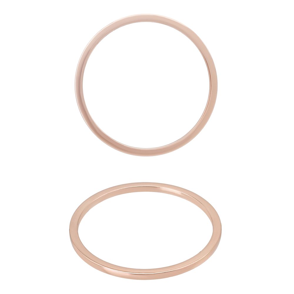 Кольцо литое металл in ⌀40 мм (46 мм внешн.), золото цв.02, 10 шт