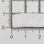 Стропа (ременная лента) 10 мм / 25 метров, толщ. 1.0 мм, [5.5 г/пог.м], 100% п/п, 1 белый