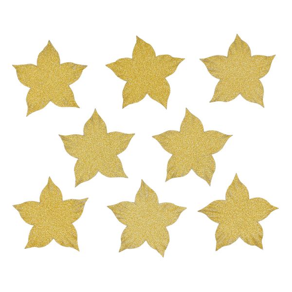 Лепестки бумажные с блестками 