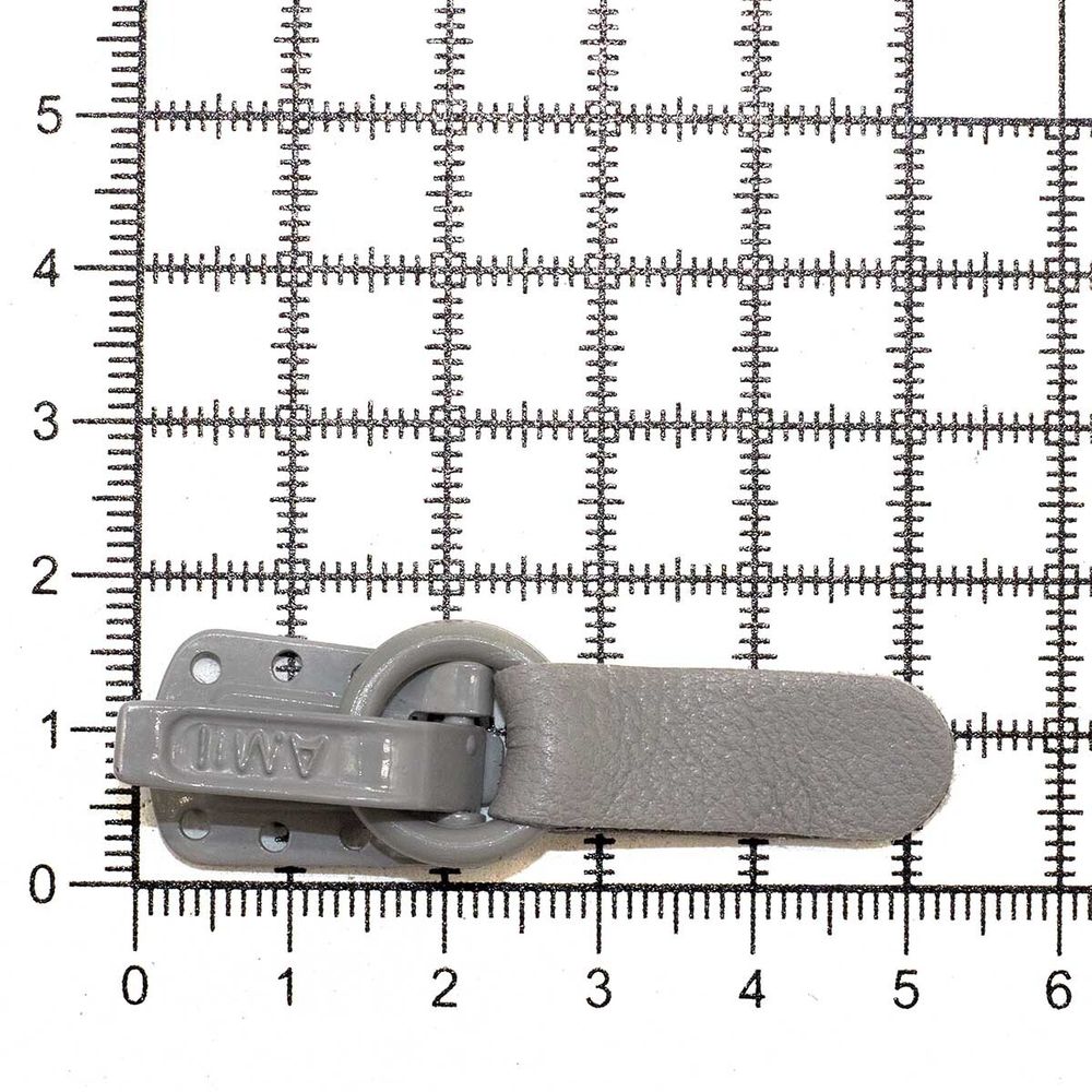 Крючок шубный Amii 50 мм, RAL 7037, 50 шт, серый