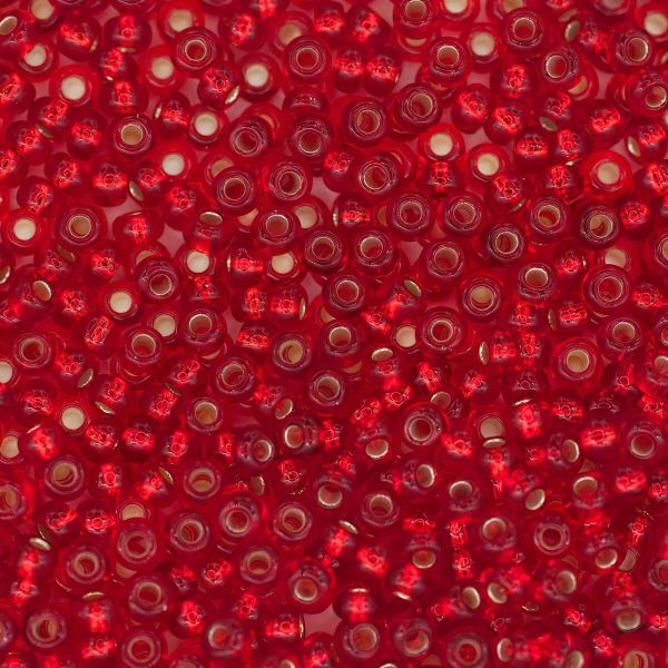 Бисер Preciosa прозрачный с серебр.центром 10/0 (97070), круг.отв., 500гр, 331-19001-10/0-97070