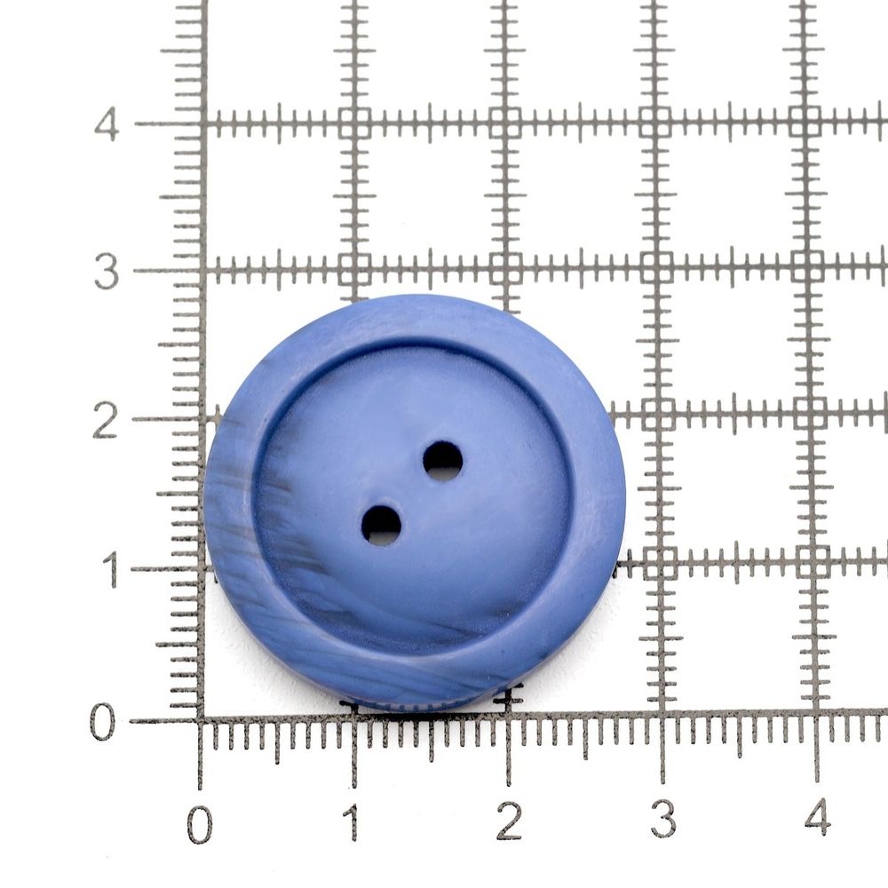 Пуговицы 2 прокола 28 мм, (381 синий), 144 шт /TOS/