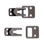 Крючки пришивные декоративные 15х7 мм, pewter, 10 шт