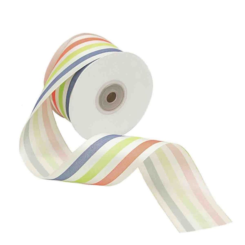 Лента атласная с рисунком полосы 45.0 мм / 22.5±1 метров, Globus