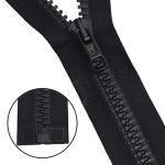 Молния трактор Arta Т6 (6 мм) 1 зам., разъем., 85 см, цв. 077 черный, уп.5 шт