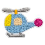 Термоаппликация "Вертолетик 2", 5.2х4.2см