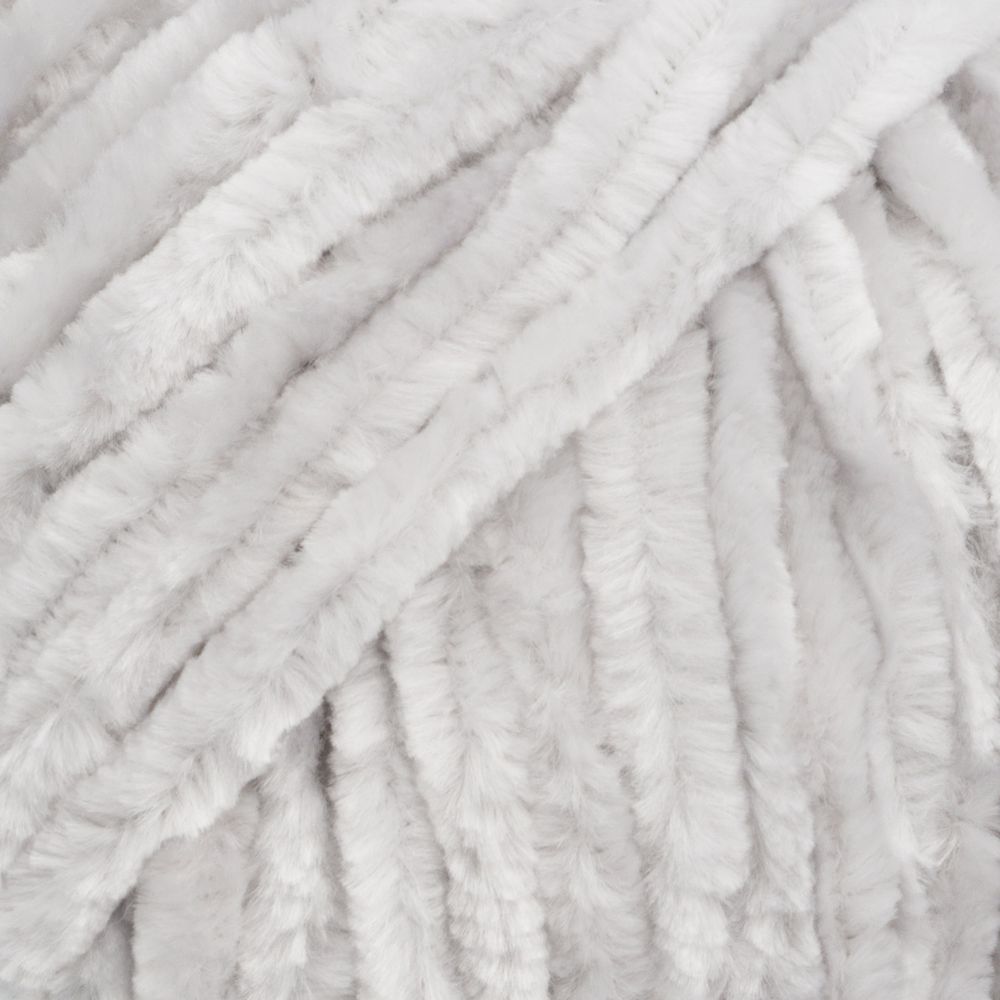 Пряжа Вязь Велюровая 120 / уп.3 мот. по 100 г, 120 м, 08 светло-серый