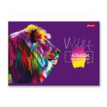 Альбом для рисования 100 г/м², A4 29х20.5 см, 40 л. на скобе, 5 шт, 000233 Радужный зверь, Светоч 40АЛСК4_1_3_9