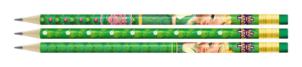 Карандаш чернографитный (набор) круглые с ластиком ОПП Василиса ТМ (HB) 10х3 шт, Hot Print, ВКФ TSR-3P-04