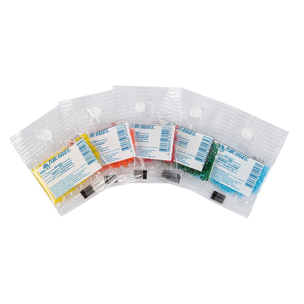 Бисер Япония Toho 10/0 ASSORTI 2.4 мм, 5х5 г, №08