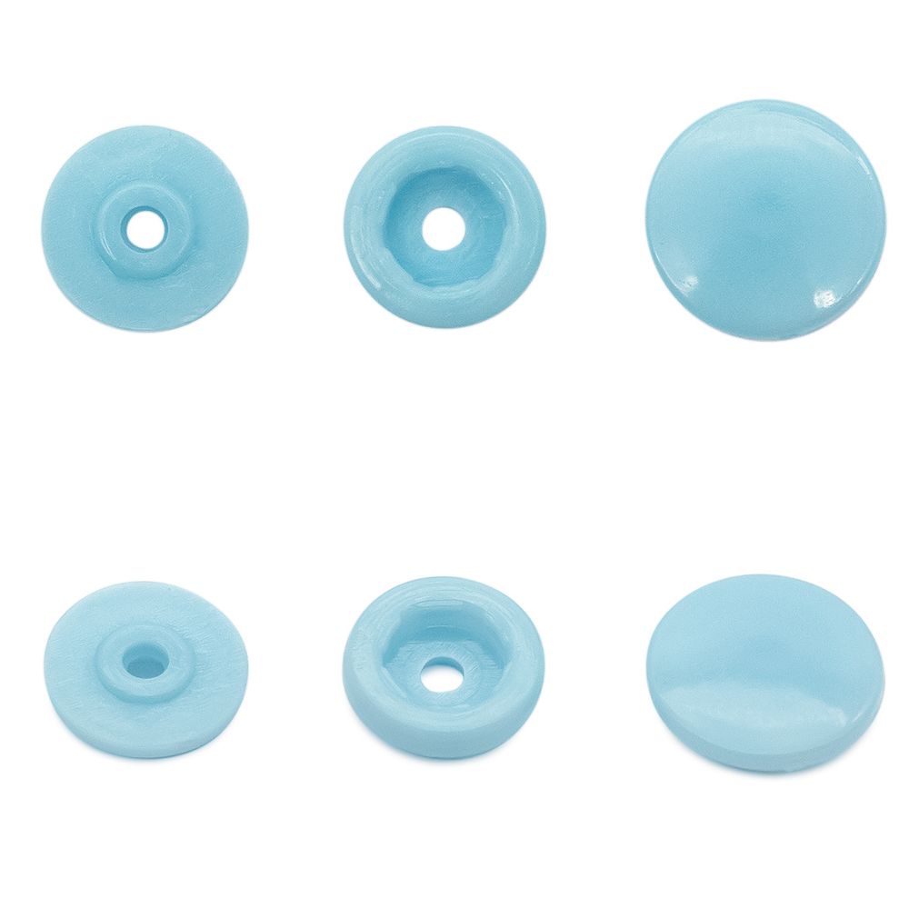 Кнопка рубашечная ⌀12,5/10мм пластик (≈100шт) New Star (198 небесно-голубой)