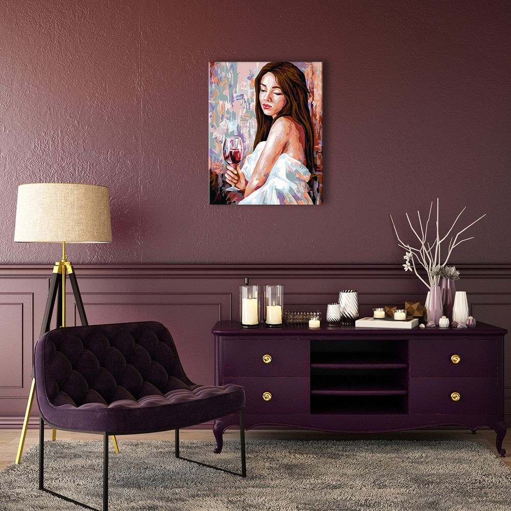 Картина по номерам Фрея PNB/PL-159, Задумчивая девушка, 50х40 см