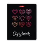 Тетрадь ученическая общая, выборочный лак, A5+ 96 л. на скобе 60 г/м², белизна 100%, 5 шт, линия в термоусадочной пленке, 000791 Слушай сердце, Светоч 96ТЕТл-003