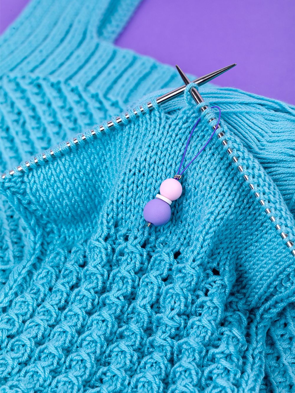 Кольца маркировочные пластик ⌀20 мм, 8 шт, с бусинами, Gamma MKK-01