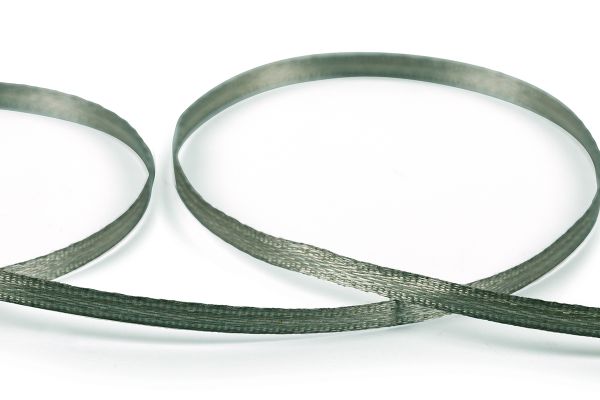 Лента атласная 2-сторонняя 3.0 мм / 91.4±2 метра, 127 серый, Gamma AL-3P