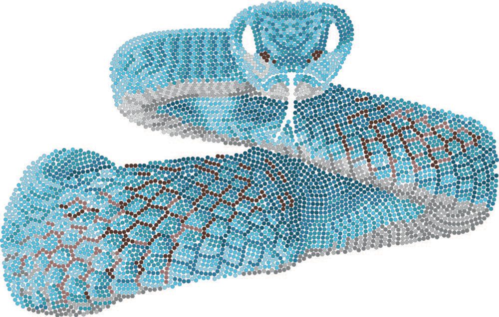 Алмазная (кристальная) мозаика Фрея ALBP-311, постер Змея, 40х30 см