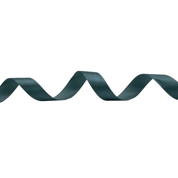 Лента атласная 1-сторонняя 25.0 мм / 22.86±1 метров, (аналог 411007), 124 темная бирюза, Globus