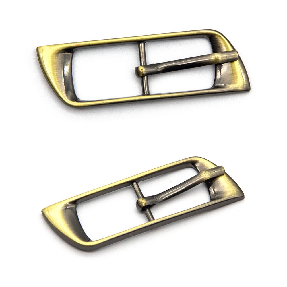 Пряжка ременная металл 15 мм, 10 шт, тертая бронза