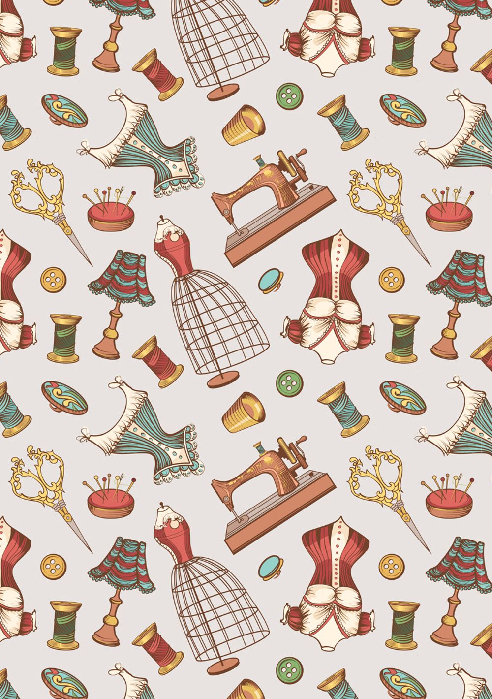 Ткань для пэчворка Peppy Век моды, отрез 50х55 см, 146 г/м², ВМ-13 серый, Peppy