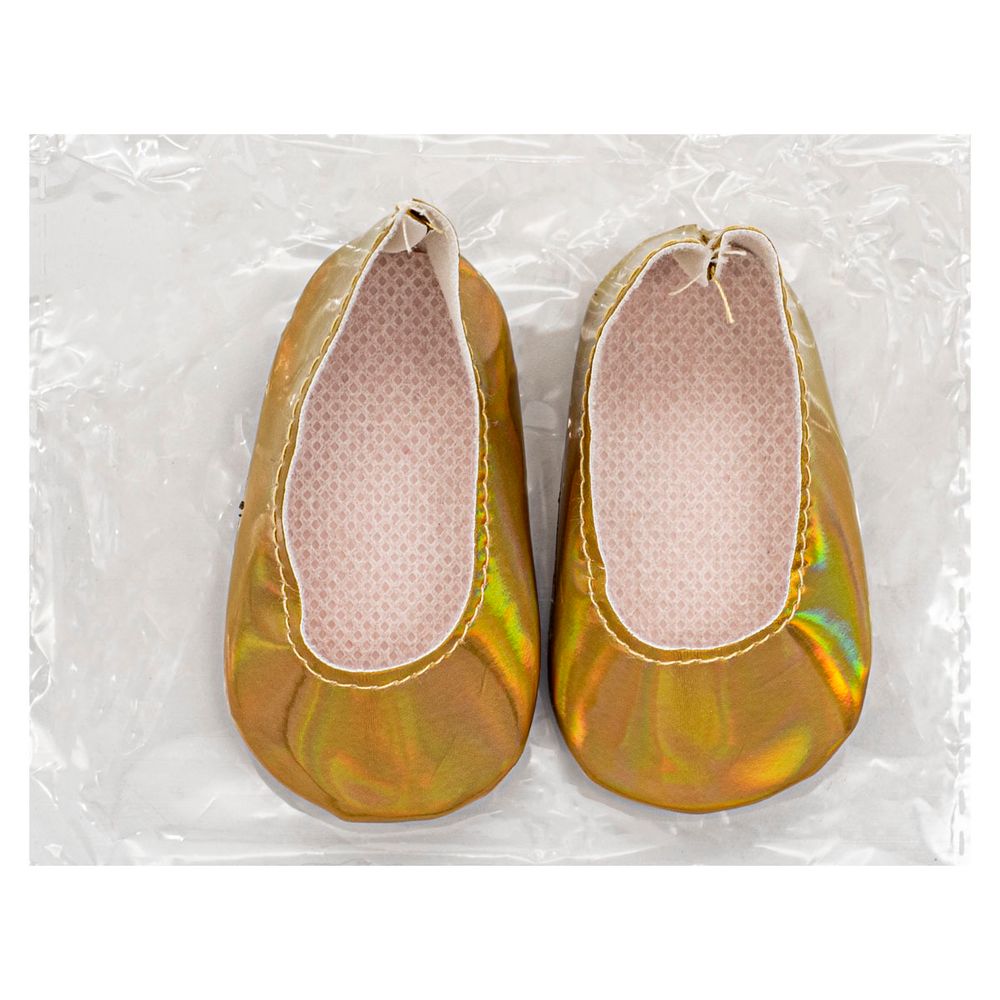 Туфельки 7х4х3см, пара (золотой), DSS8261