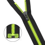 Молния трактор Arta Т5 (5 мм) 1 зам., разъем., 60 см, Neon, разъем., цв. 2076 -F цв. 077 черный / 098 люминесцентный, уп.5 шт