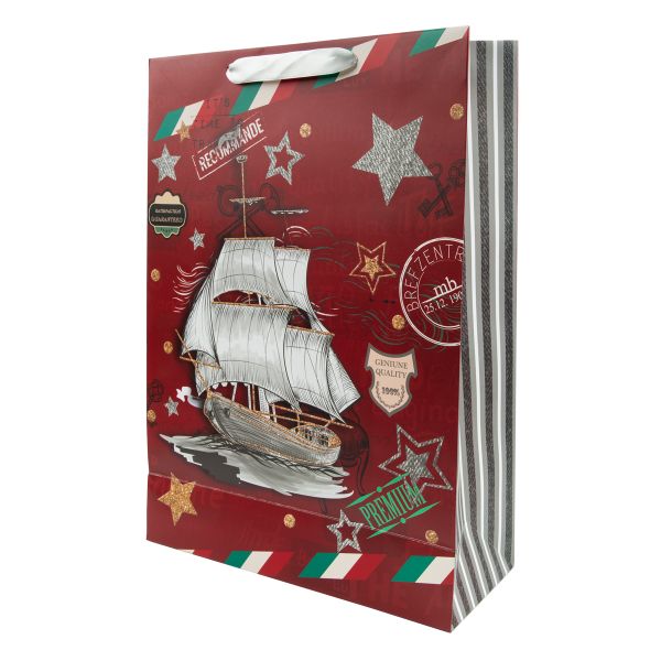 Пакет подарочный 210 г/м², 30х42х12 см, 12 шт, 02, Stilerra BBYL