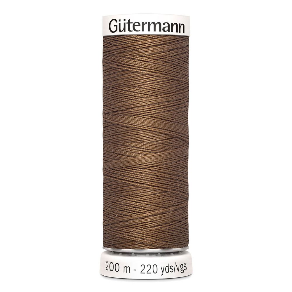 Нитки универсальные Gutermann Sew-all 100 (200 метров), 5 кат. | 180 золотистая охра