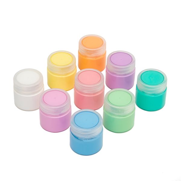 Краска гуашь набор пастельных цветов 9 цв.х20 мл, Лео LBPG-0109