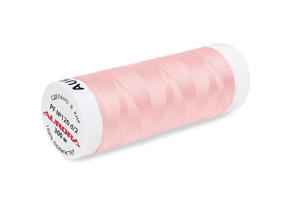 Нитки для креативных работ Aurora №120, 300 м, цв. PF140, 5 катушек