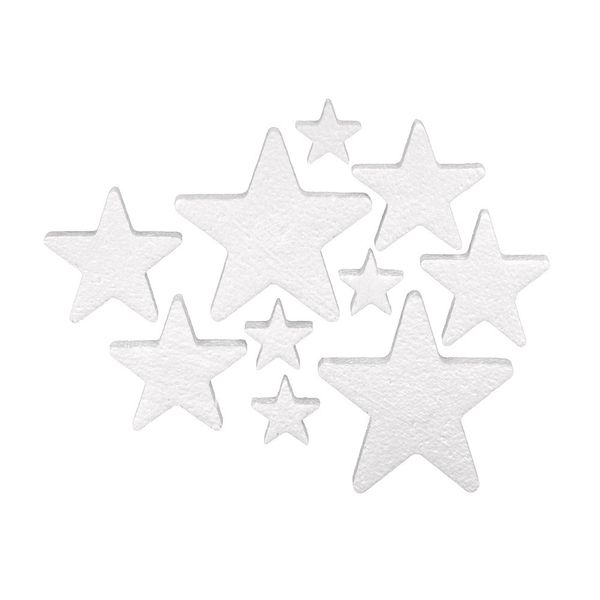 Заготовка из пенопласта Звезды, 4-12 см, DPZ-49 Love2art