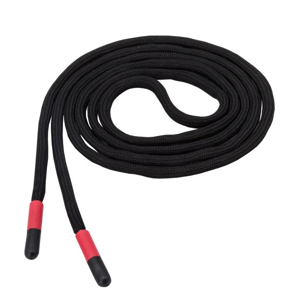 Шнурки круглые с наконечником ⌀5.0 мм / 130 см, 100 шт, черный