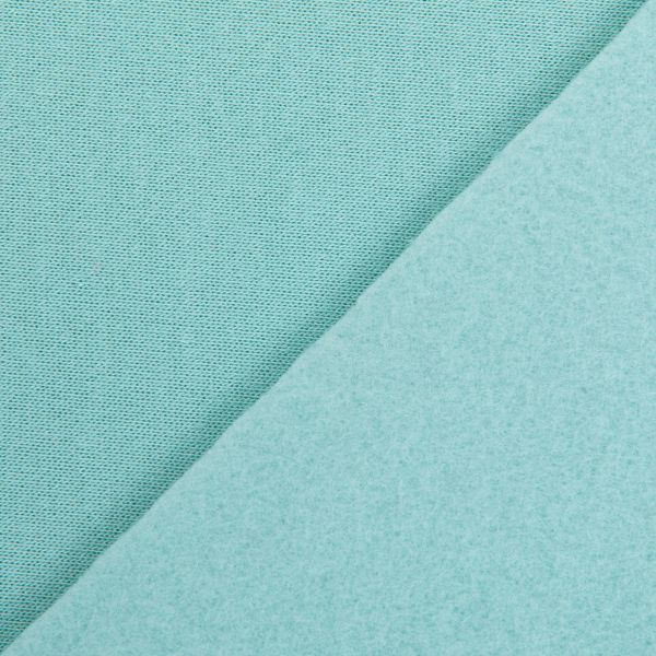 Футер 2-нитка с начесом 275 г/м², 150х180±5 см, бирюзовый/turquoise, Gamma DBKTN
