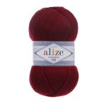 Пряжа Alize (Ализе) Lana Gold 800 / уп.5 мот. по 100 г, 800м, 057 бордовый A