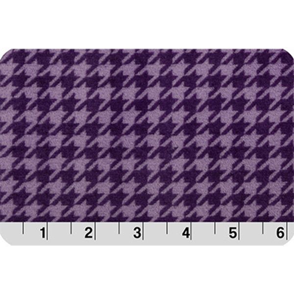 Плюш (ткань) Peppy Houndstooth 440 г/м², 48х48 см, AMETHYST/Lilac