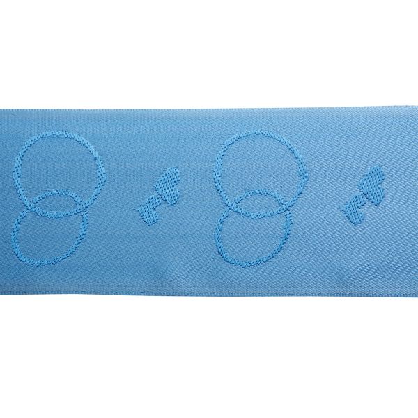 Лента атласная 1-сторонняя 60.0 мм / 20±1 метров, С2785 бирюза, Красная лента