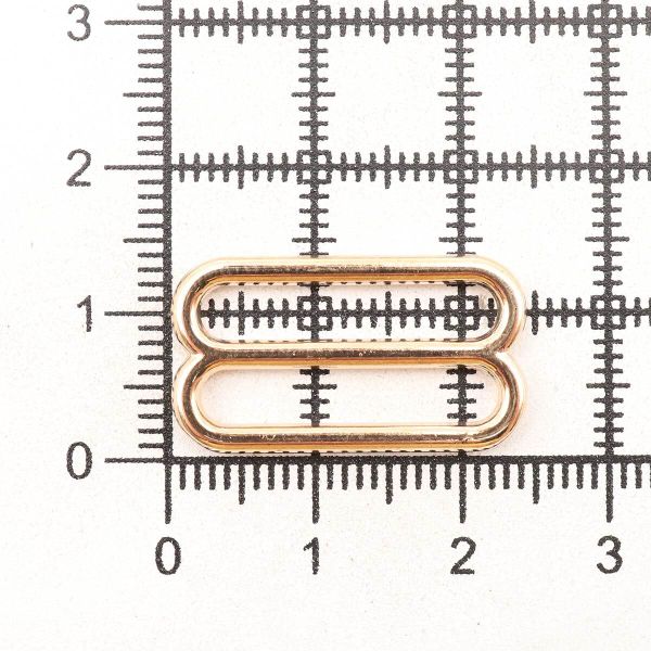 Рамки-регуляторы для бюстгальтера металл 20.0 мм, золото 02, ГМХ3435, 50 шт
