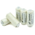 Нитки швейные бытовые Bestex 40/2, 365 м (400 ярд) / 10 кат., 153 светло-молочный