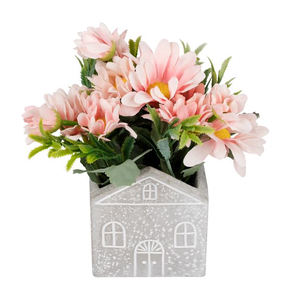 Растение искусственное в кашпо 12х20 см, 6 шт, 04, Blumentag UTF-04