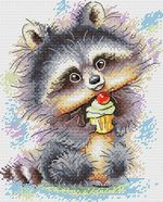 Набор для вышивания нитками МП Студия (Жар-птица), Угощайтесь 18х22 см