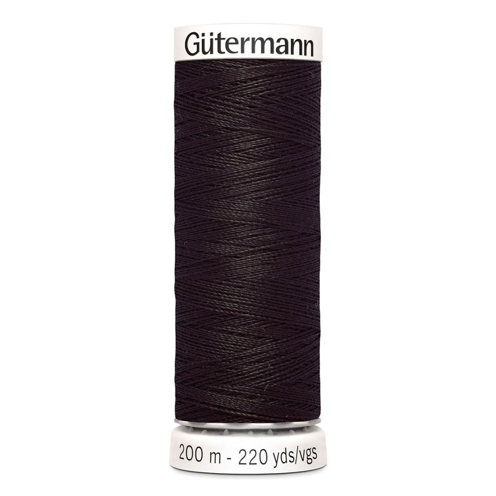 Нитки универсальные Gutermann Sew-all, 200м, 682 т.т.коричневый, 1 катушка