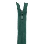 Молния потайная (скрытая) Т3 (3 мм) 1 зам., н/раз., 20 см, зеленый, 31212 / 20, 10 шт