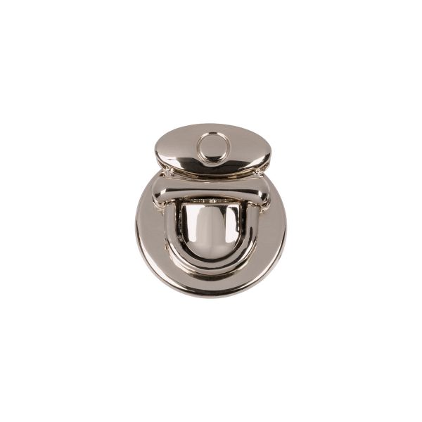 Замок для сумки 25х22 мм, 5 шт, никель, Gamma LBZ-10N