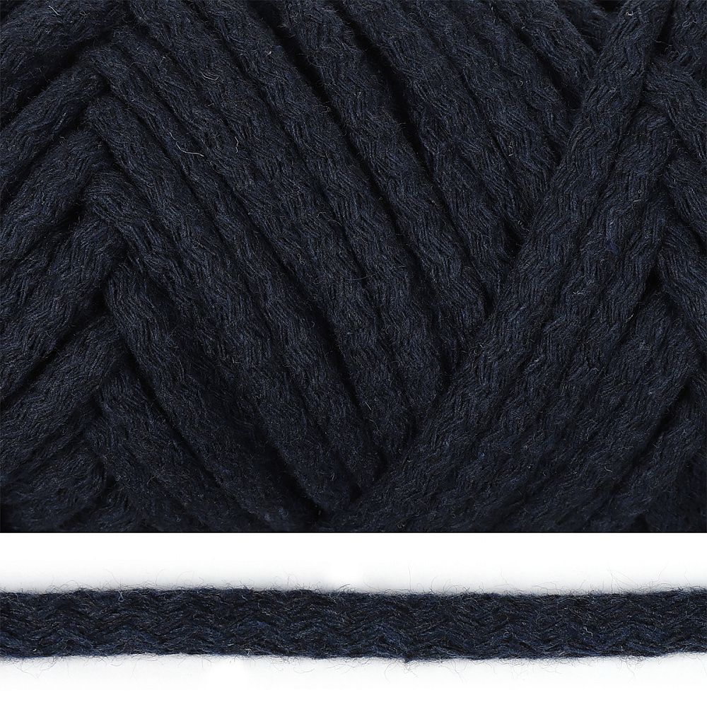 Шнур круглый х/б ⌀8.0 мм / 50 метров, с наполнителем, 2109 т.джинс Шнур круглый х/б ⌀8.0 мм / 50 метров, с наполнителем, 2109 т.джинс