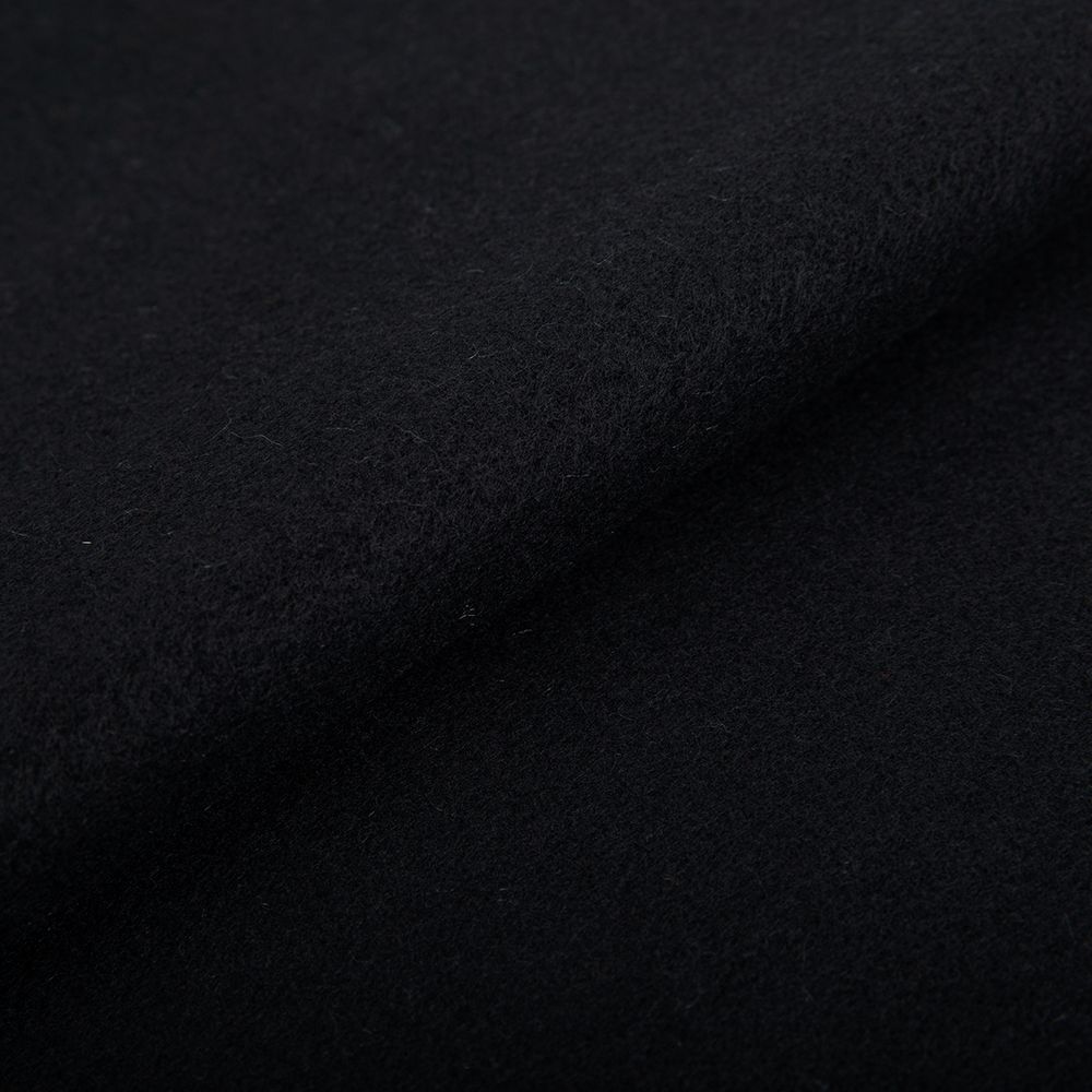 Флис 2-сторонний 280 г/м², 150х160±5 см, черный/black, Gamma FG-005N