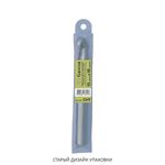 Крючок для вязания металлический ⌀10 мм, 15 см, в чехле с покрытием, Gamma CHT