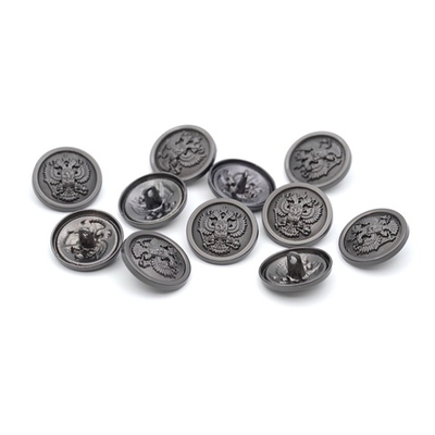 Пуговицы на ножке 36L (23мм), металл (m.nickel (матовый черный никель)), 12 шт, ME354