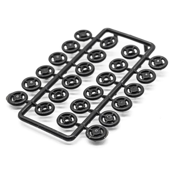 Кнопки для легких тканей, черные, 7 мм, упак. 12 комплектов, Hobby&Pro, 5 упак