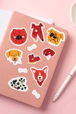 Кристальная (алмазная) мозаика Фрея ALVN-149, наклейки, Любимые мордашки, 14х19.5 см