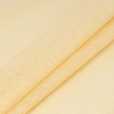 Гофрированная бумага (креповая) жемчужная 50см, 2м, светло-желтый, Астра