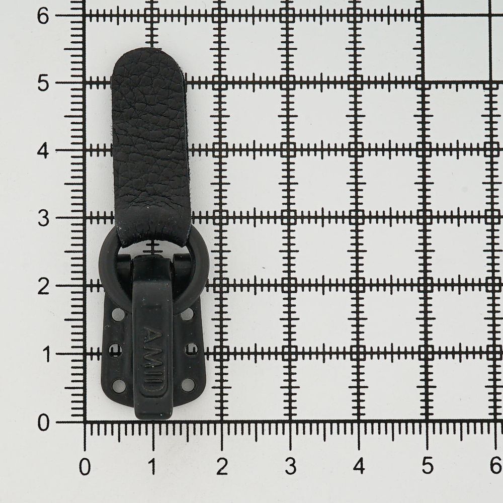 Крючок шубный Hobby&Pro 20 мм, 5 шт, 9005 черный